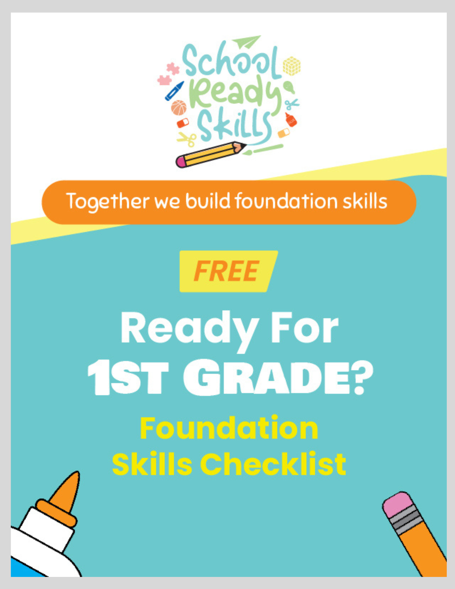 Ready for 1st Grade is a motor skills checklist