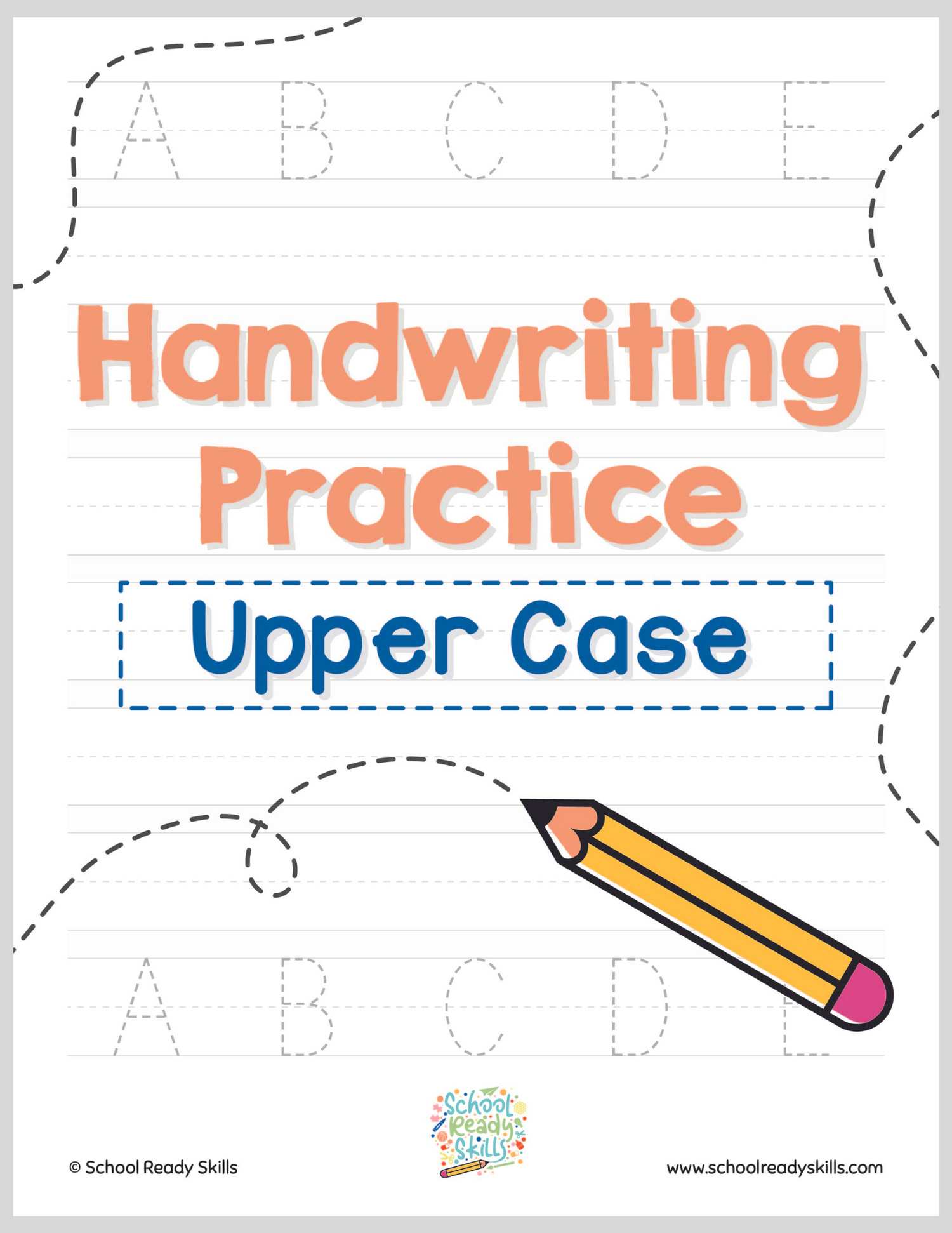 All In One Handwriting Workbook: Upper Case, Lower Case, and letters combined workbook