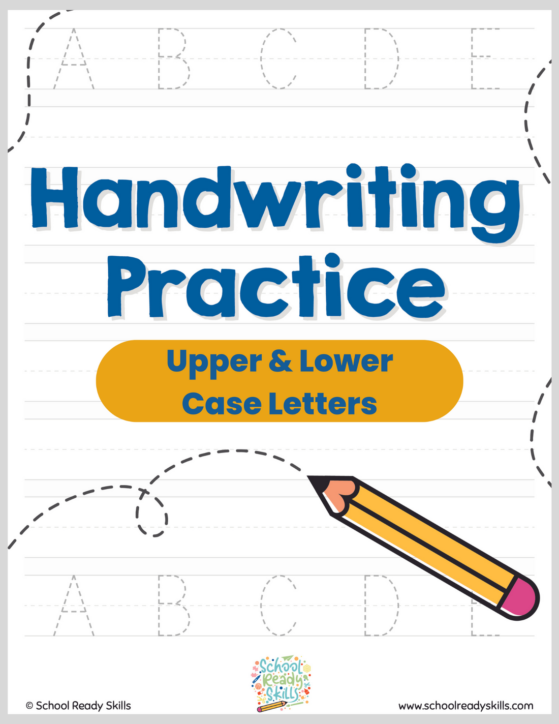 All In One Handwriting Workbook: Upper Case, Lower Case, and letters combined workbook