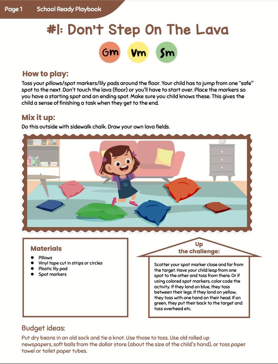 School Ready Playbook: 100 Funtivities (Ages 3-7)