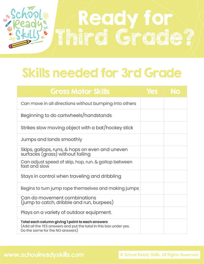 Ready for Third Grade?