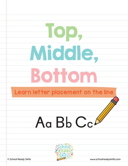 Get Ready for Kindergarten Bundle: Build Writing Skills