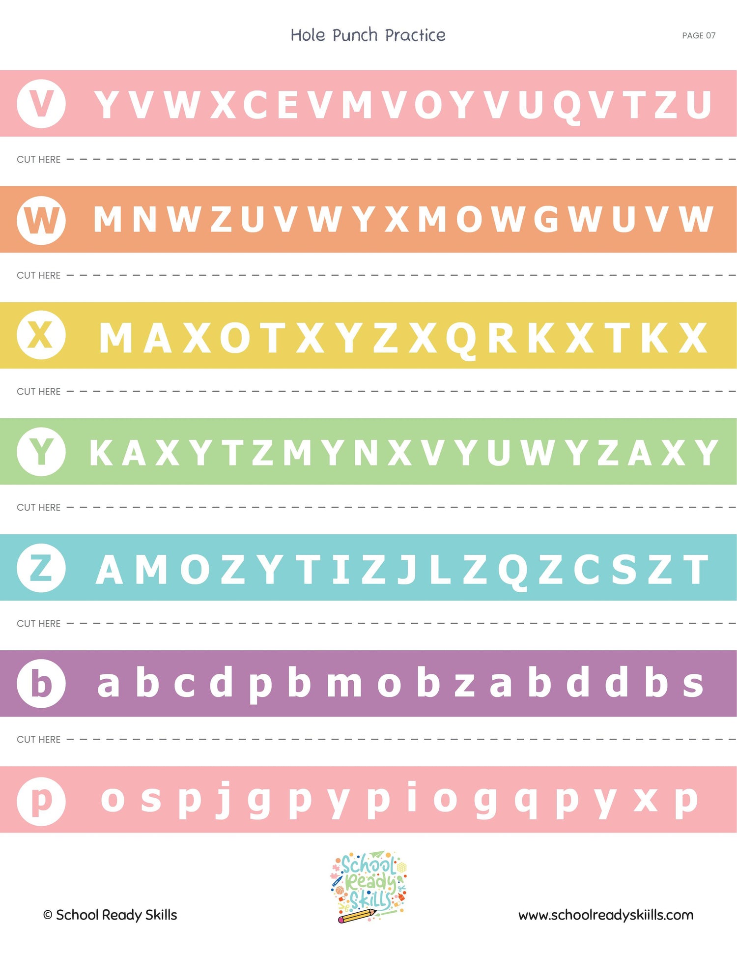 one-hole-punch-a-visual-motor-printable-activity-pages-school-ready-skills for Free Printable Hole Punch Activities One Hole Punch: A Visual Motor Printable Activity Pages – School Ready Skills for Free Printable Hole Punch Activities