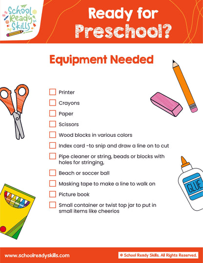 Ready for Preschool?