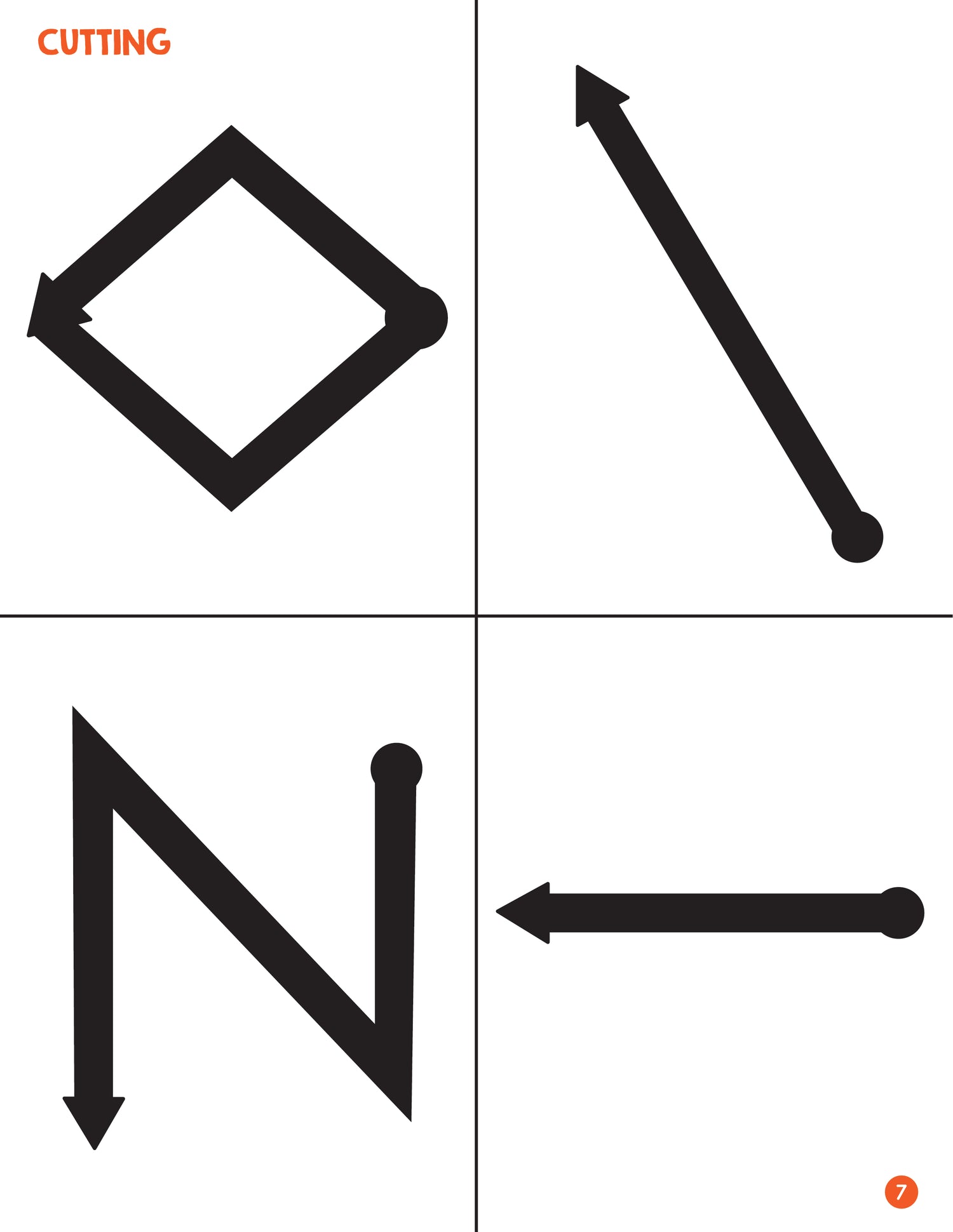 Trace, Cut, and Mazes: Printable Activity Pages